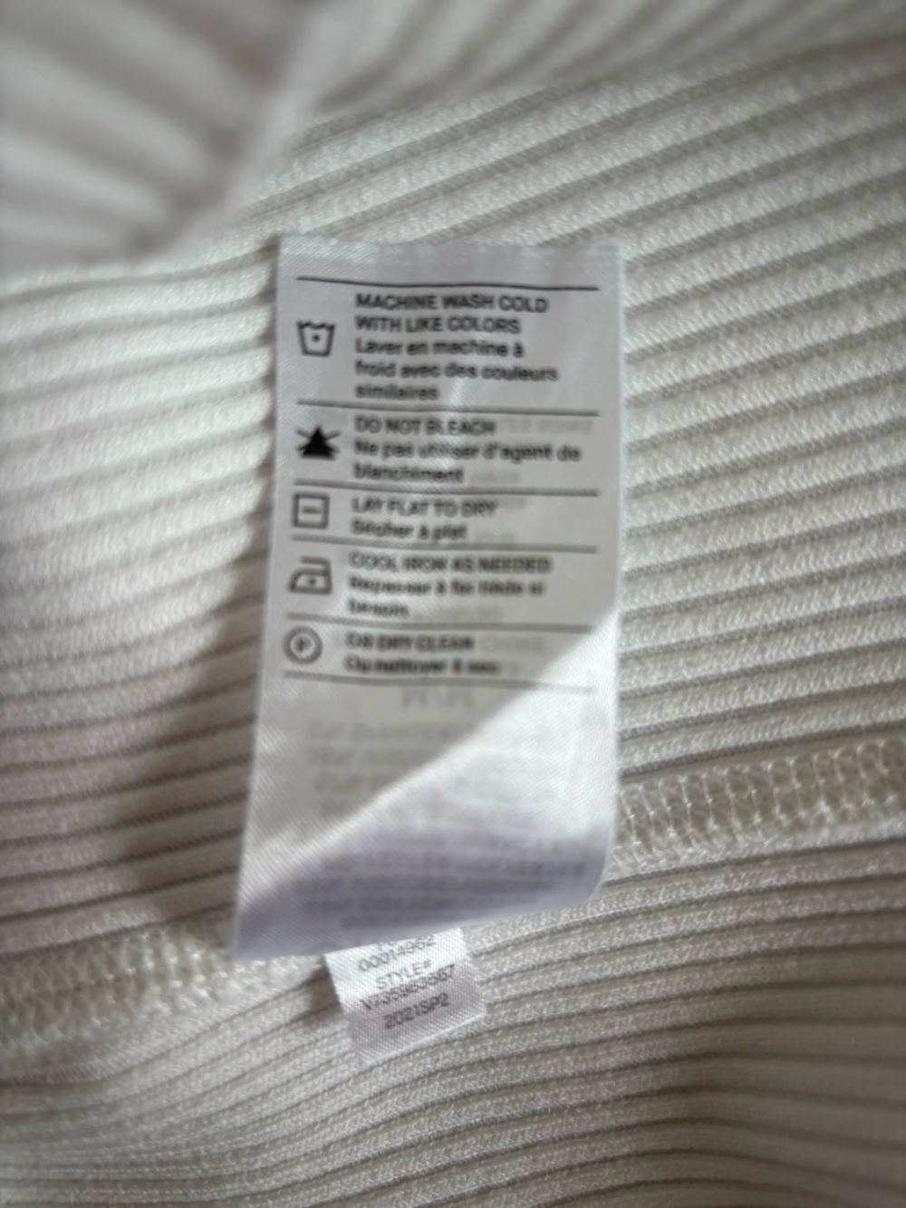 Vince White Square-Neck Ribbed Tank - Picture 7 of 7